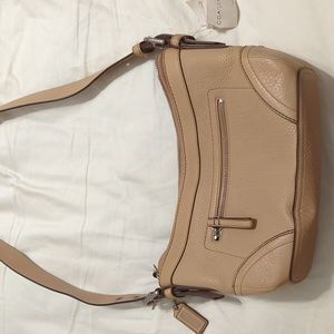 Coach purse, bamboo